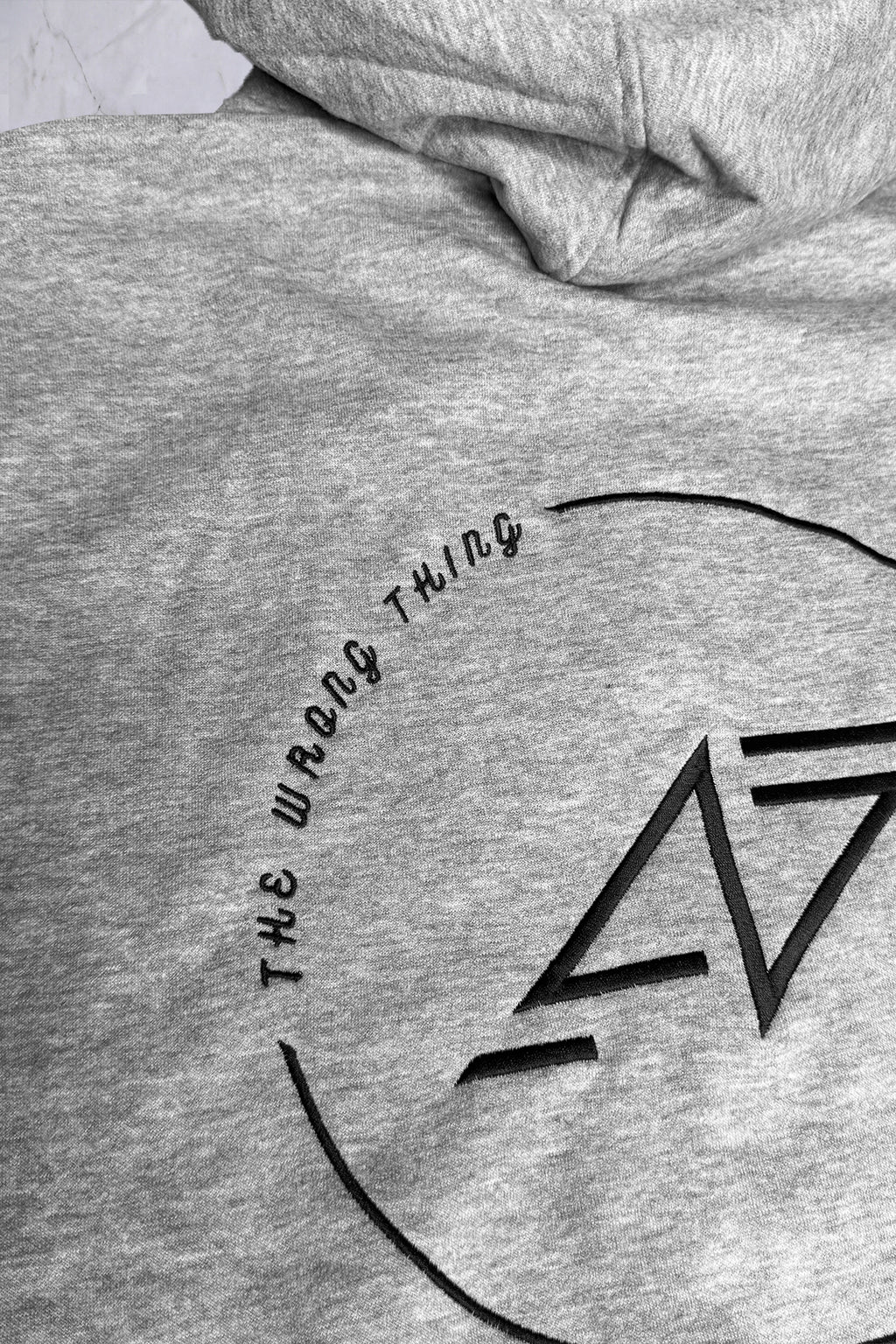 The Wrong Thing, The Right Way Layering Zip - Gallery Hoodie 
